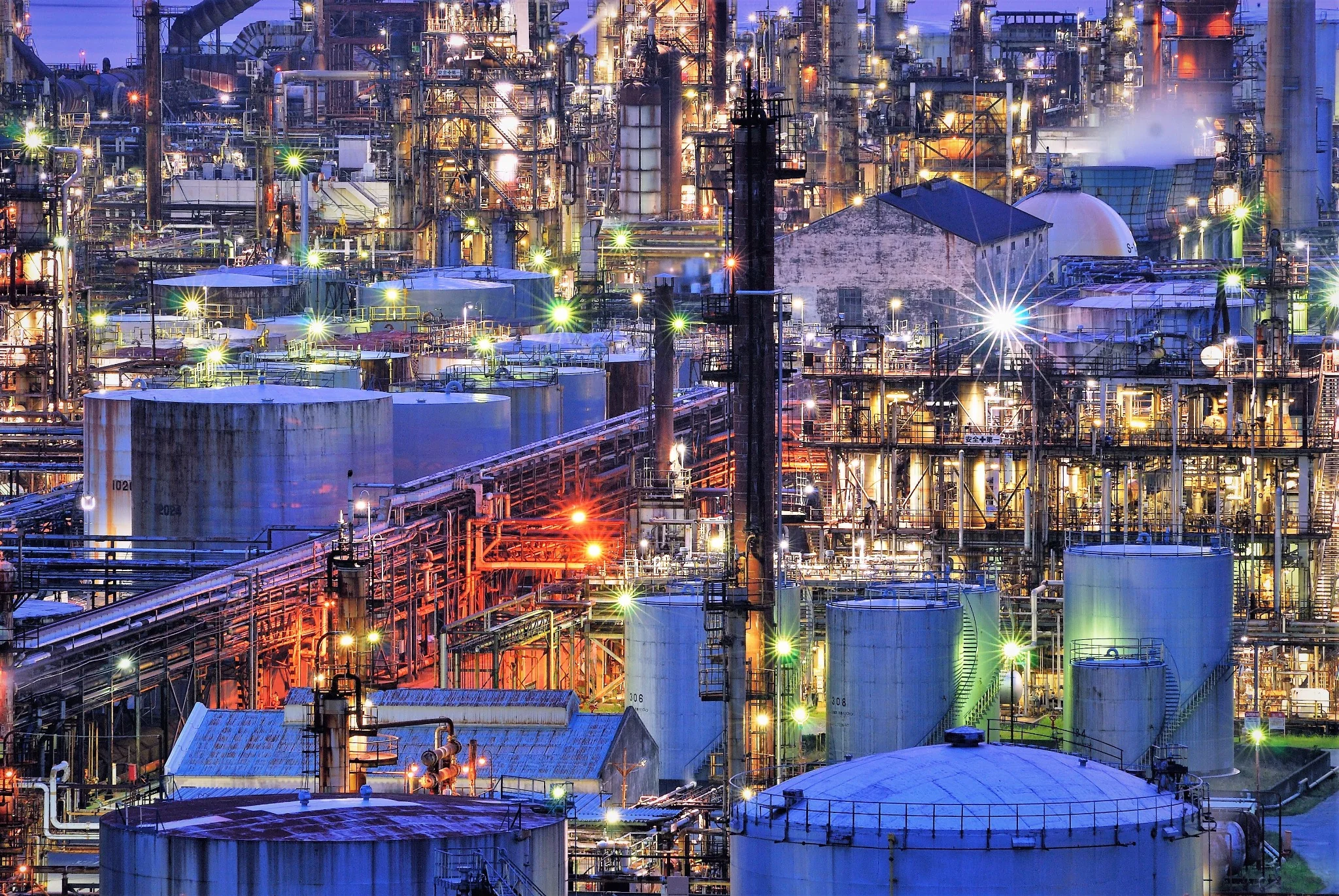 European energy infrastructure and refinery